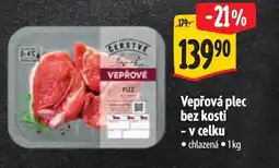 Albert Vepřová plec bez kosti v celku nabídka