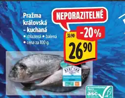 Albert Pražma královská - kuchaná nabídka