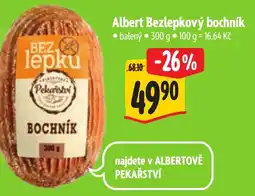 Albert Albert Bezlepkový bochník nabídka
