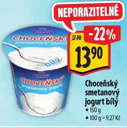 Albert Choceňský smetanový jogurt bílý nabídka