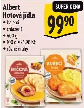 Albert Albert Hotová jídla nabídka