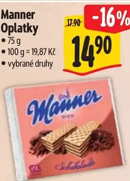 Albert Manner Oplatky nabídka