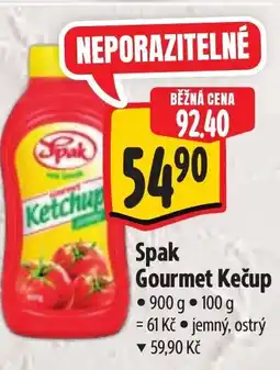 Albert Spak Gourmet Kečup nabídka