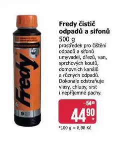 Teta Fredy čistič odpadů a sifonů nabídka