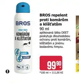 Teta Bros repelento proti komárům a klíšťatům nabídka