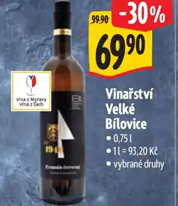 Albert Vinařství Velké Bílovice nabídka