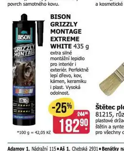 Teta Bison grizzly montage extreme white nabídka