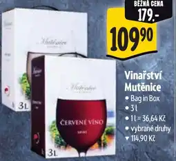 Albert Vinařství Mutěnice nabídka