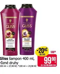 Teta Gliss šampon nabídka