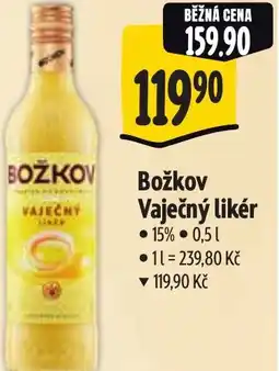 Albert Božkov Vaječný likér nabídka