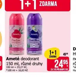 Teta Ameté deodorant nabídka