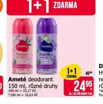Teta Ameté deodorant nabídka