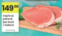 Kubík potraviny Vepřová pečeně bez kosti nabídka