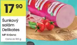 Kubík potraviny Šunkový salám Delikates nabídka