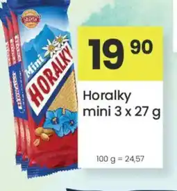 Kubík potraviny Horalky mini nabídka