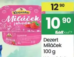 Kubík potraviny Dezert Miláček nabídka
