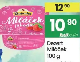 Kubík potraviny Dezert Miláček nabídka