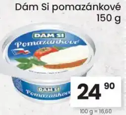 Kubík potraviny Dám Si pomazánkové nabídka