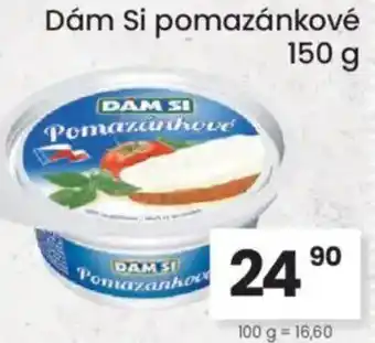 Kubík potraviny Dám Si pomazánkové nabídka