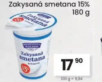 Kubík potraviny Zakysaná smetana 15% nabídka