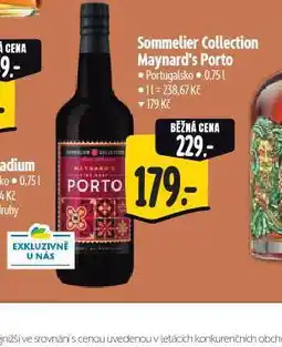 Albert Sommelier collection maynard´s porto nabídka