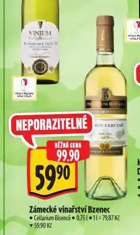 Albert Zámecké vinařství bzenec nabídka
