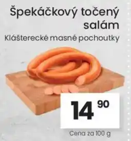 Kubík potraviny Špekáčkový točený salám nabídka
