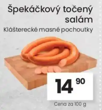 Kubík potraviny Špekáčkový točený salám nabídka