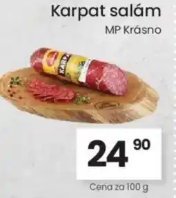 Kubík potraviny Karpat salám nabídka