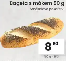 Kubík potraviny Bageta s mákem nabídka