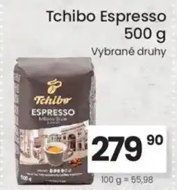 Kubík potraviny Tchibo Espresso nabídka