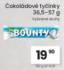 Kubík potraviny Čokoládové tyčinky nabídka