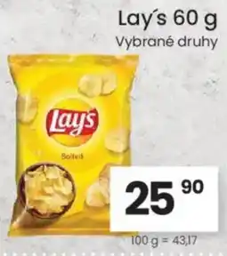 Kubík potraviny Lay's nabídka