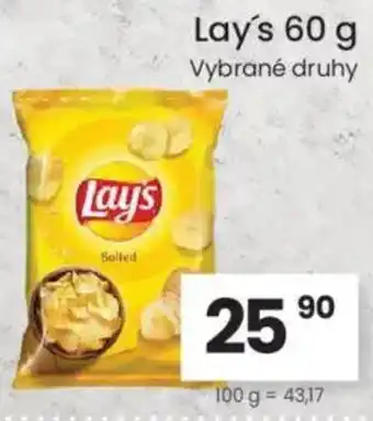 Kubík potraviny Lay's nabídka