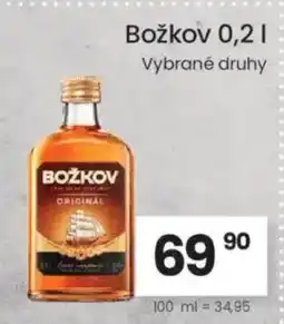 Kubík potraviny BOŽKOV nabídka