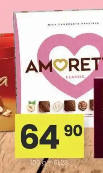 Kubík potraviny AMORETTA pralinky nabídka