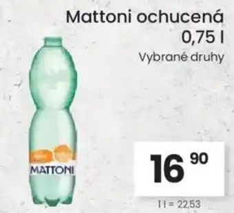 Kubík potraviny Mattoni ochucená nabídka
