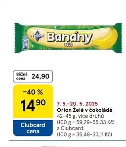 Tesco Orion Zelé v čokoládě nabídka