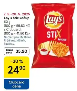 Tesco Lay's Stix kečup nabídka