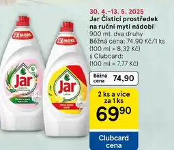 Tesco JAR Čisticí prostředek na ruční mytí nádobí nabídka