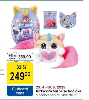 Tesco Kittycorn Surprise Kočička nabídka