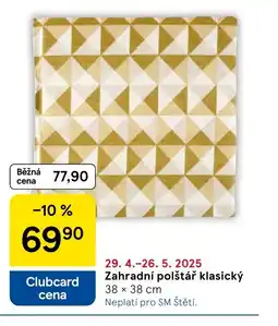 Tesco Zahradní polštář klasický nabídka