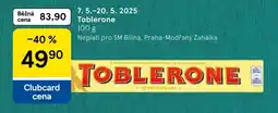 Tesco TOBLERONE nabídka