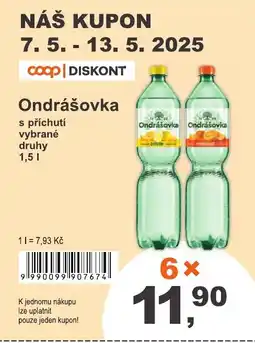 COOP DISKONT Ondrášovka nabídka