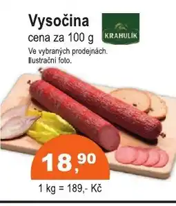 COOP DISKONT Vysočina nabídka