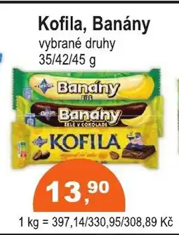 COOP DISKONT Kofila, Banány nabídka
