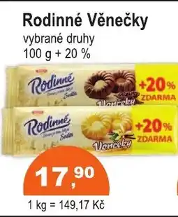 COOP DISKONT Rodinné Věnečky nabídka