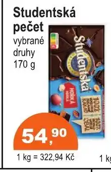 COOP DISKONT Studentská pečet nabídka