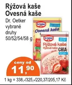 COOP DISKONT Rýžová kaše Ovesná kaše nabídka