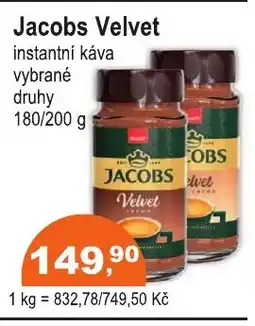 COOP DISKONT JACOBS Velvet nabídka